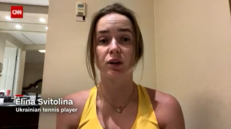 Elina Svitolina habla en CNN sobre el conflicto en ucrania