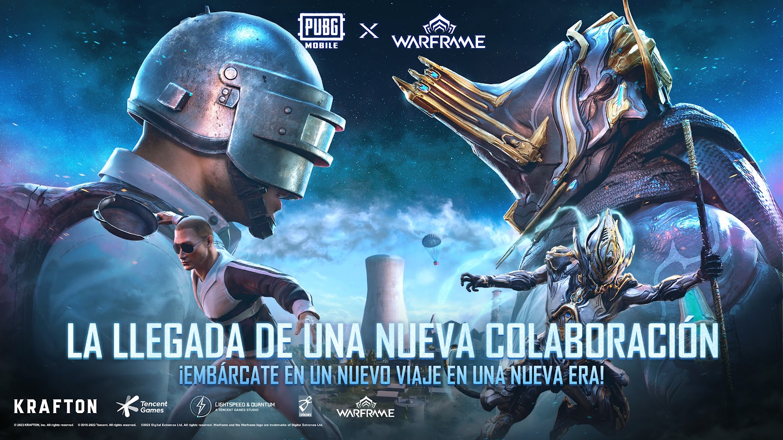 PUBG MOBILE anuncia colaboración con Warframe