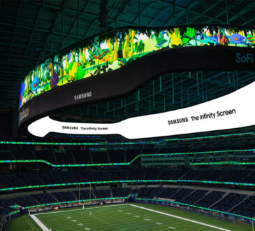 The Infinity Screen es instalada por Samsung en el SoFi Stadium