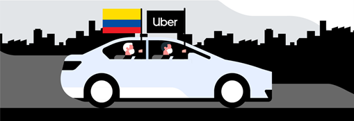 Uber se une a la jornada electoral en Colombia