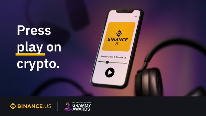 Binance es nuevo socio oficial de los Premios Grammy