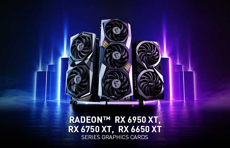 MSI anuncia sus modelos Radeon RX 6950 XT/ RX 6750 XT/6650 XT
