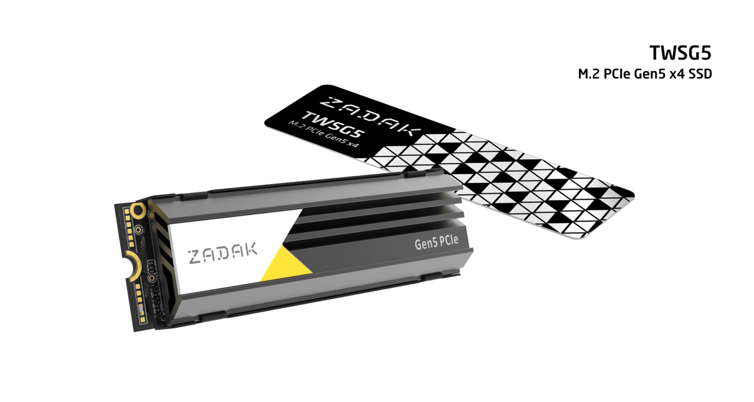 Zadak y Apacer anuncian el primer PCIe Gen 5 M.2 SSD