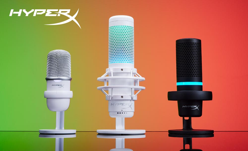 HyperX anuncia nuevos micrófonos DuoCast, SoloCast y QuadCast