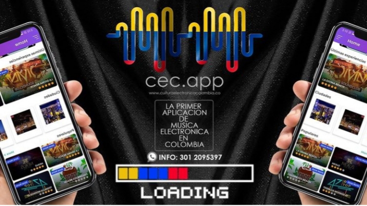 CEC APP es la primera aplicación de música eléctronica en Colombia