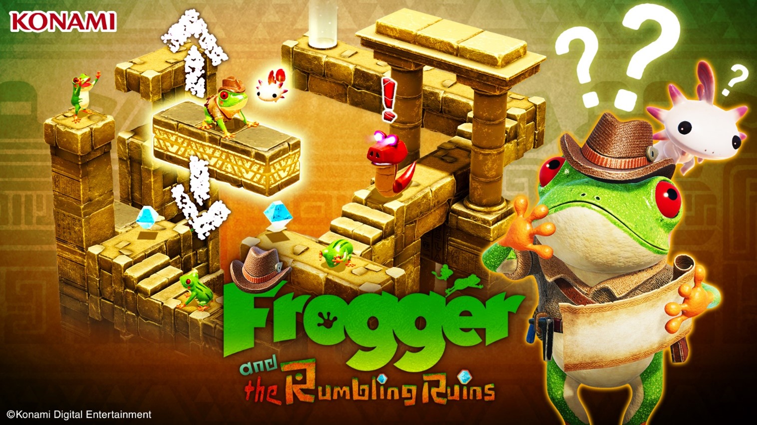 Frogger and the Rumbling Ruins tiene nuevas mejoras