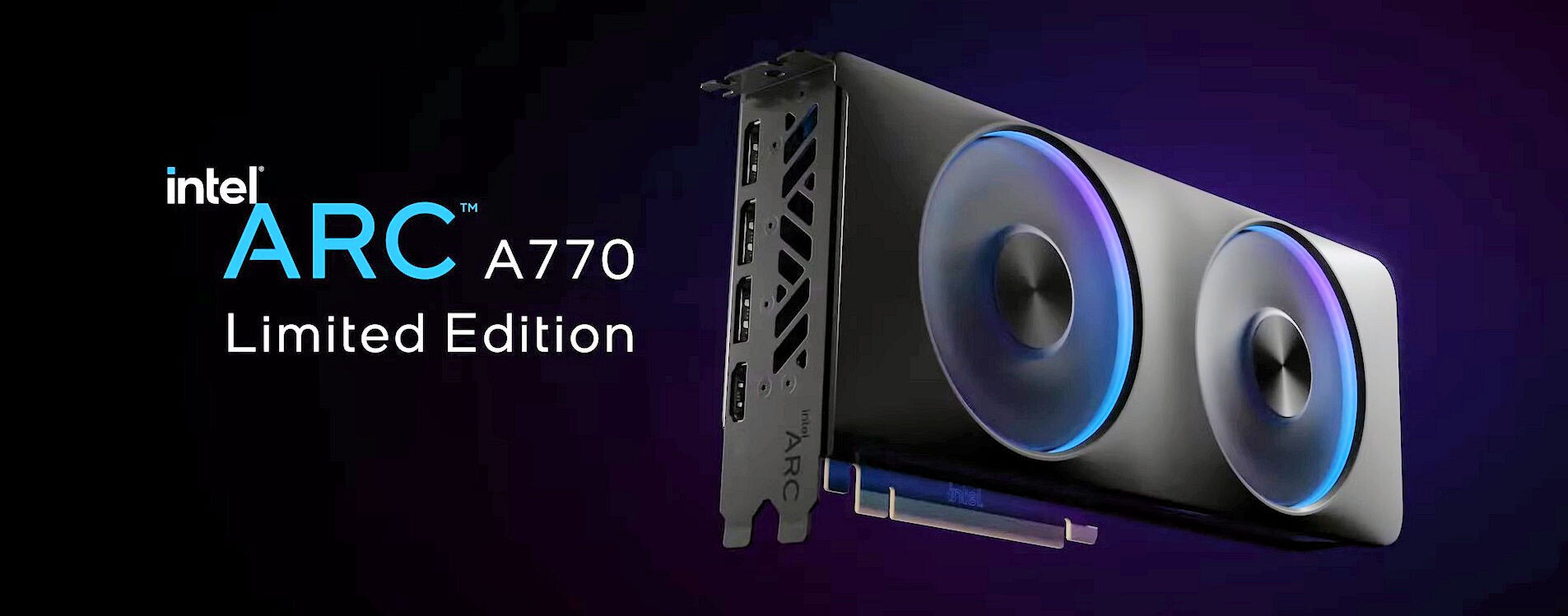 Intel Arc A770 Limited Edition es anunciada de manera oficial