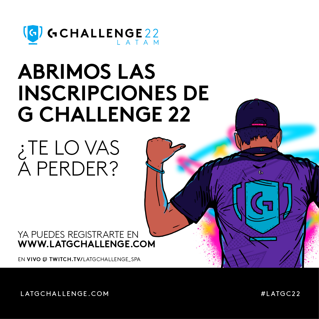 Logitech G Challenge 2022 ya abrió inscripciones