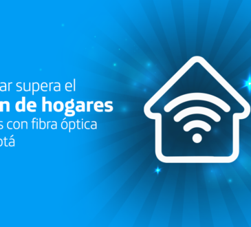 Movistar llegó a 1 Millón de hogares con fibra óptica en Bogotá