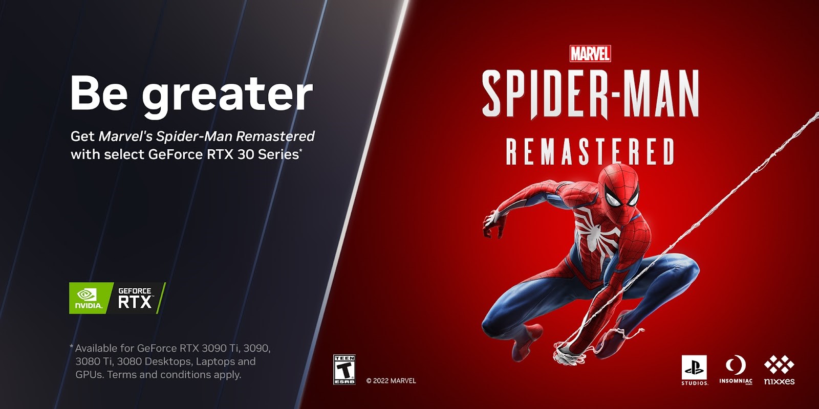 Nvidia te regala Spider-Man Remastered al comprar una RTX 30