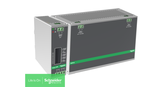 Schneider Electric anunció la Easy UPS de 24 V CC