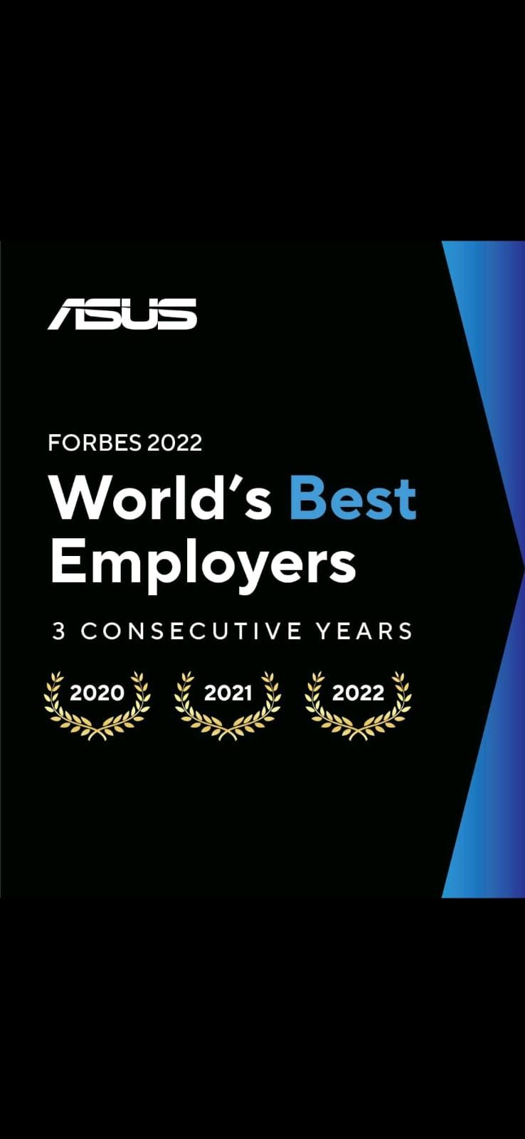 ASUS es reconocido como uno de los mejores empleadores del mundo