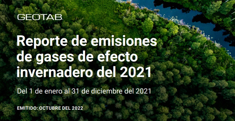 Geotab presentó su informe Emisiones de GEI de 2021