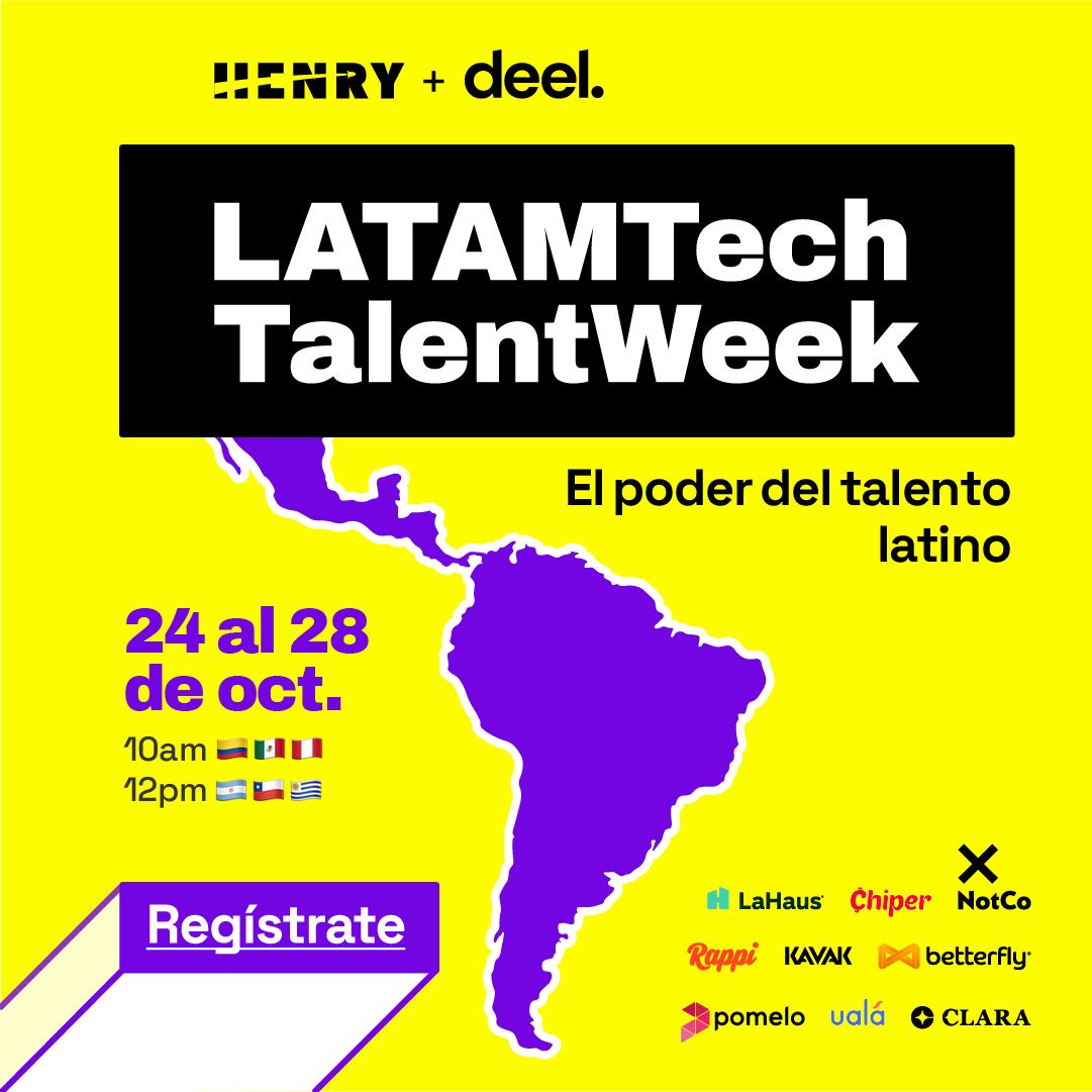 Latam Tech Talent Week será del 24 al 27 de octubre