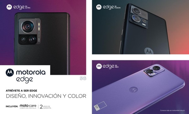 Motorola anuncia en Colombia nuevos modelos Motorola Edge