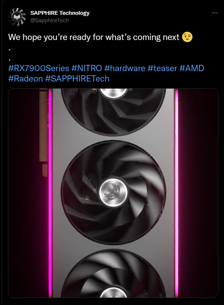 Sapphire deja ver algo de su Radeon RX 7900