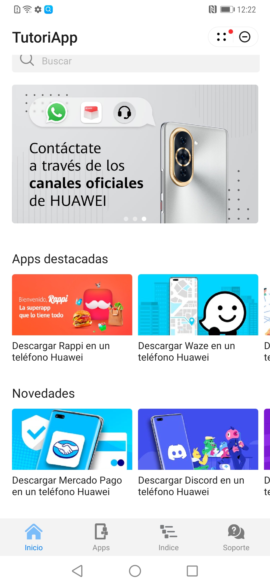 TutoriApp la nueva aplicación de Huawei