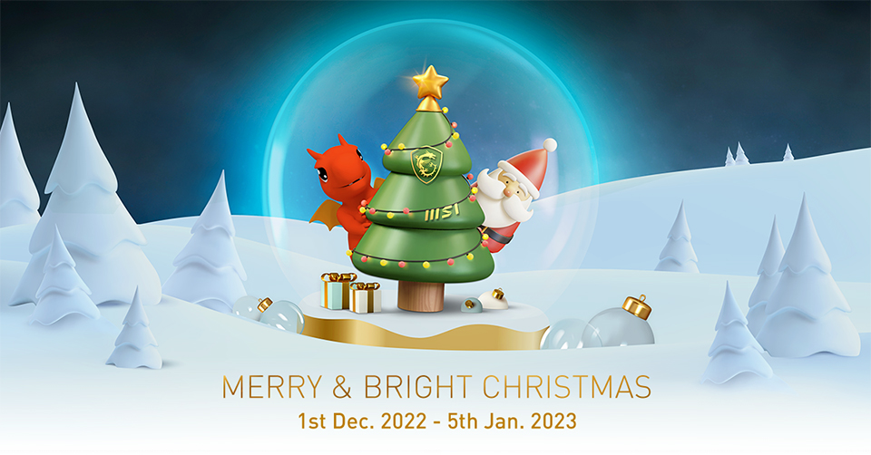 MSI anunció el evento Merry & Bright Christmas