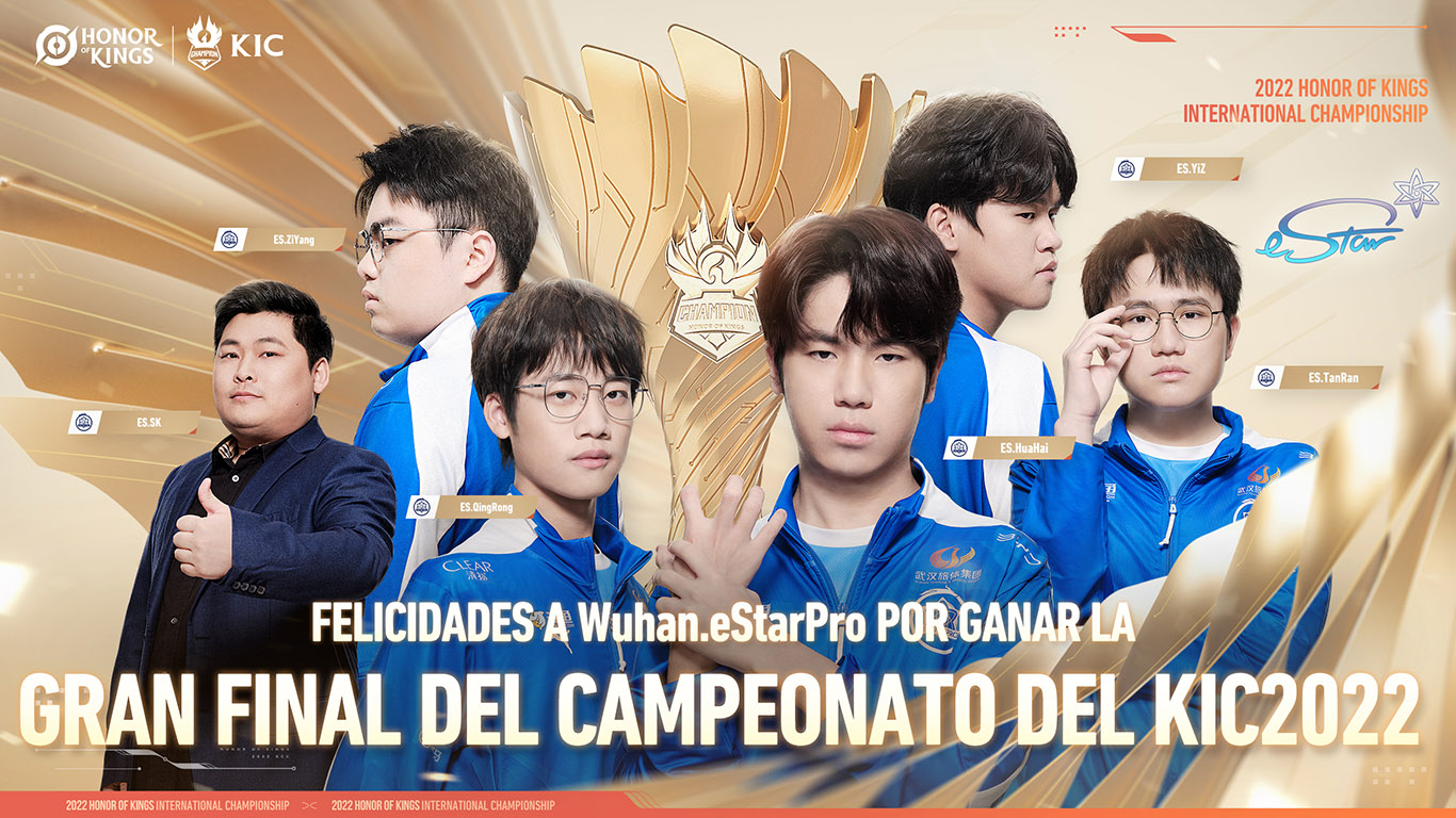Wuhan.eStarPro campeón de 2022 Honor of Kings International Championship