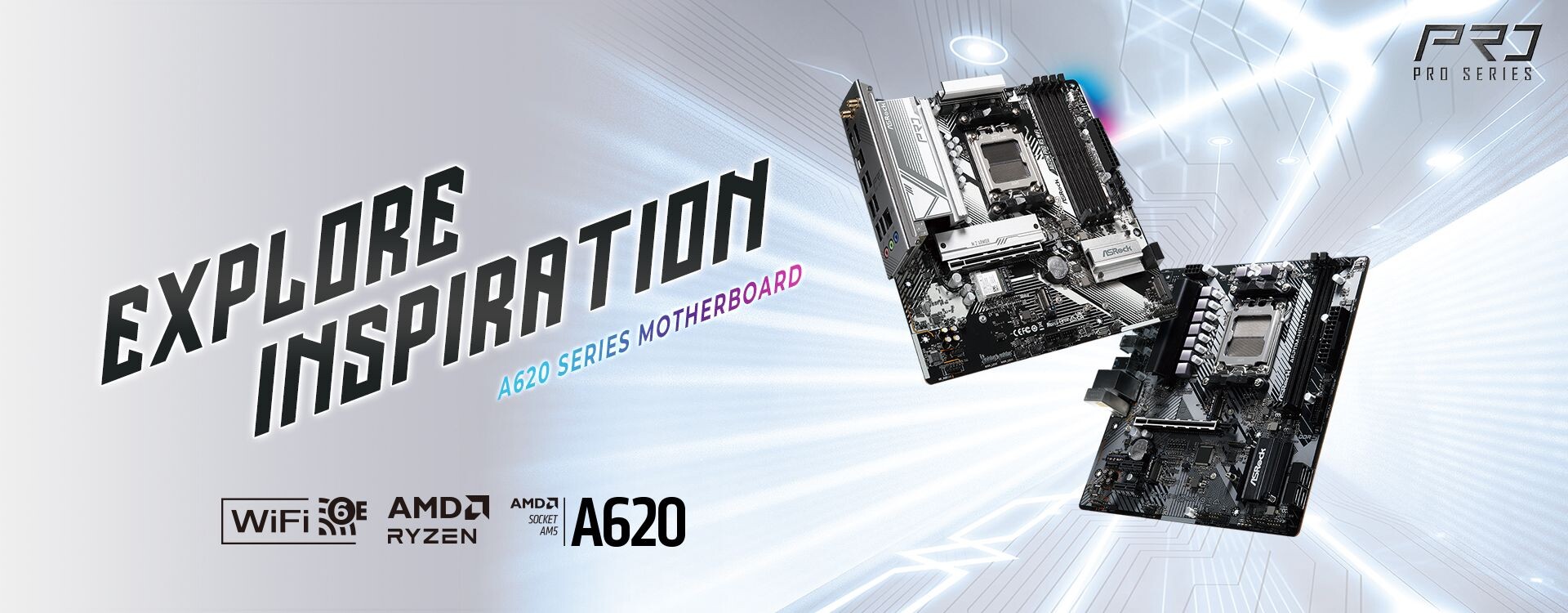 ASRock anunció sus motherboards A620