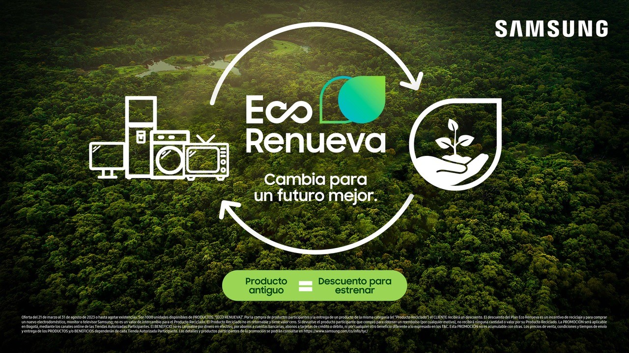 Eco Renueva el nuevo plan de Samsung en Colombia