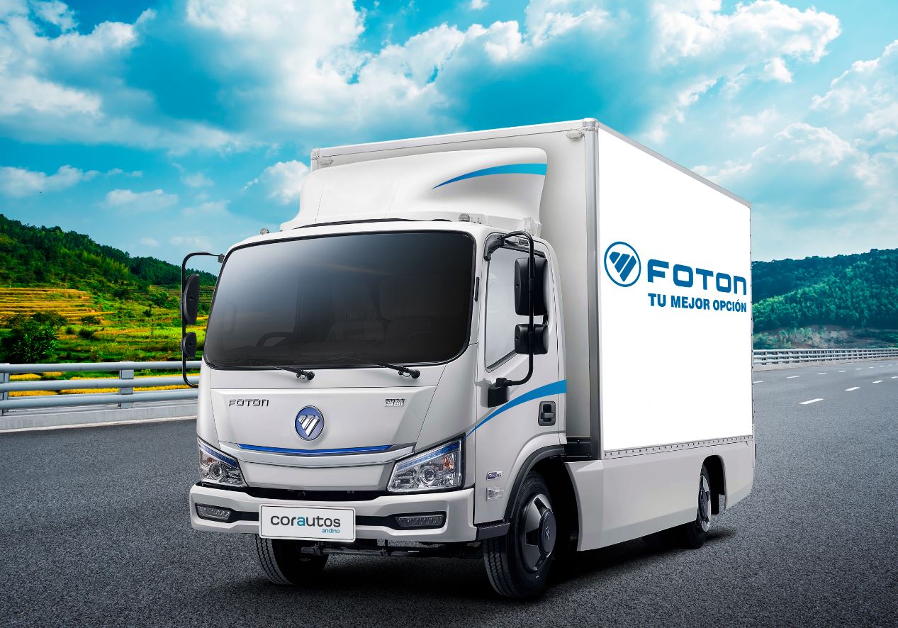 FOTON trae a Colombia el primer camión 100% eléctrico