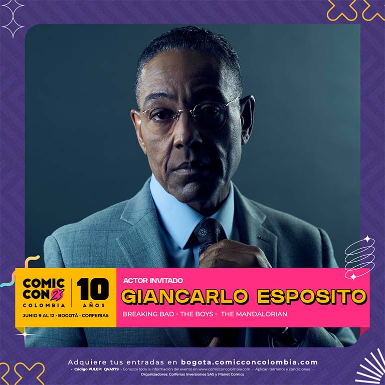 Giancarlo Esposito estará en Comic Con Colombia 2023