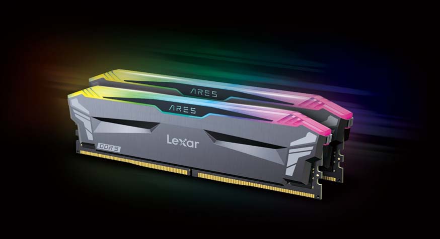 Lexar anunció las memorias ARES RGB DDR5