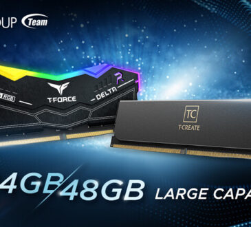 TEAMGROUP anunció los kits de memoria DDR5 de 24 GB y 48 GB
