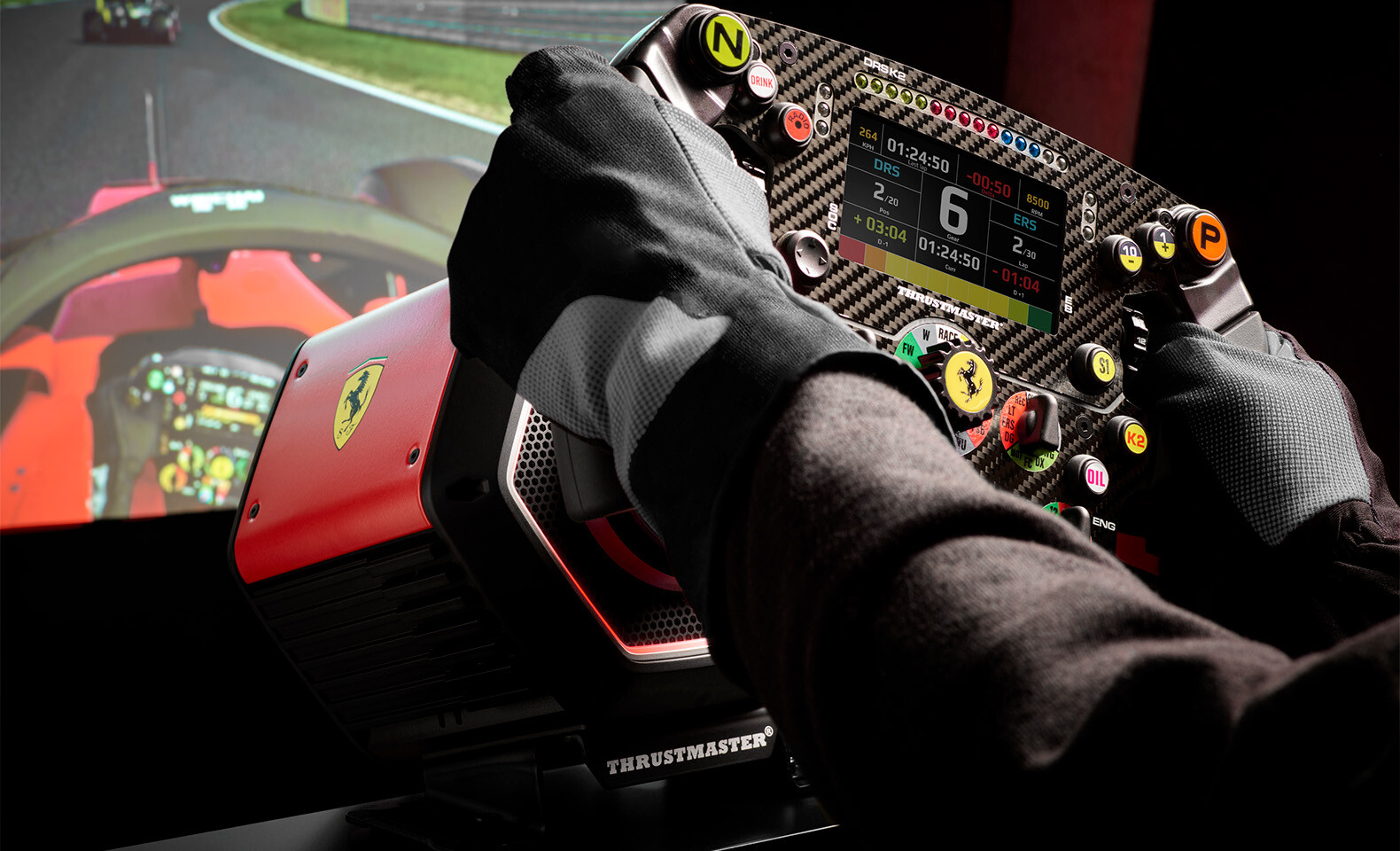 Thrustmaster anuncia volante T818 Ferrari SF1000 Simulator