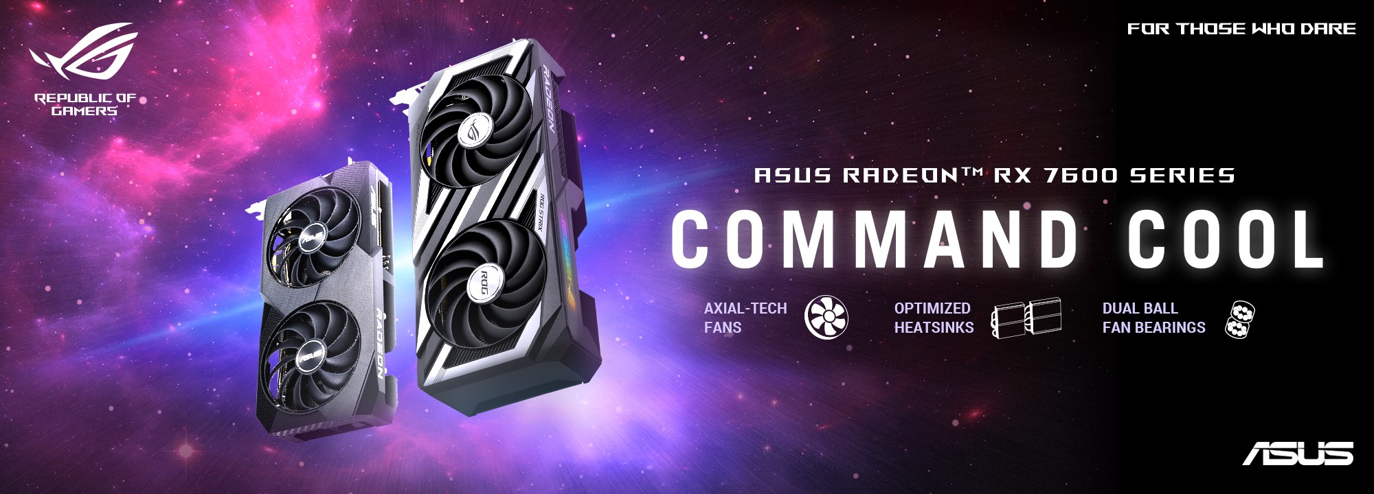 ASUS anuncia sus modelos AMD Radeon RX 7600