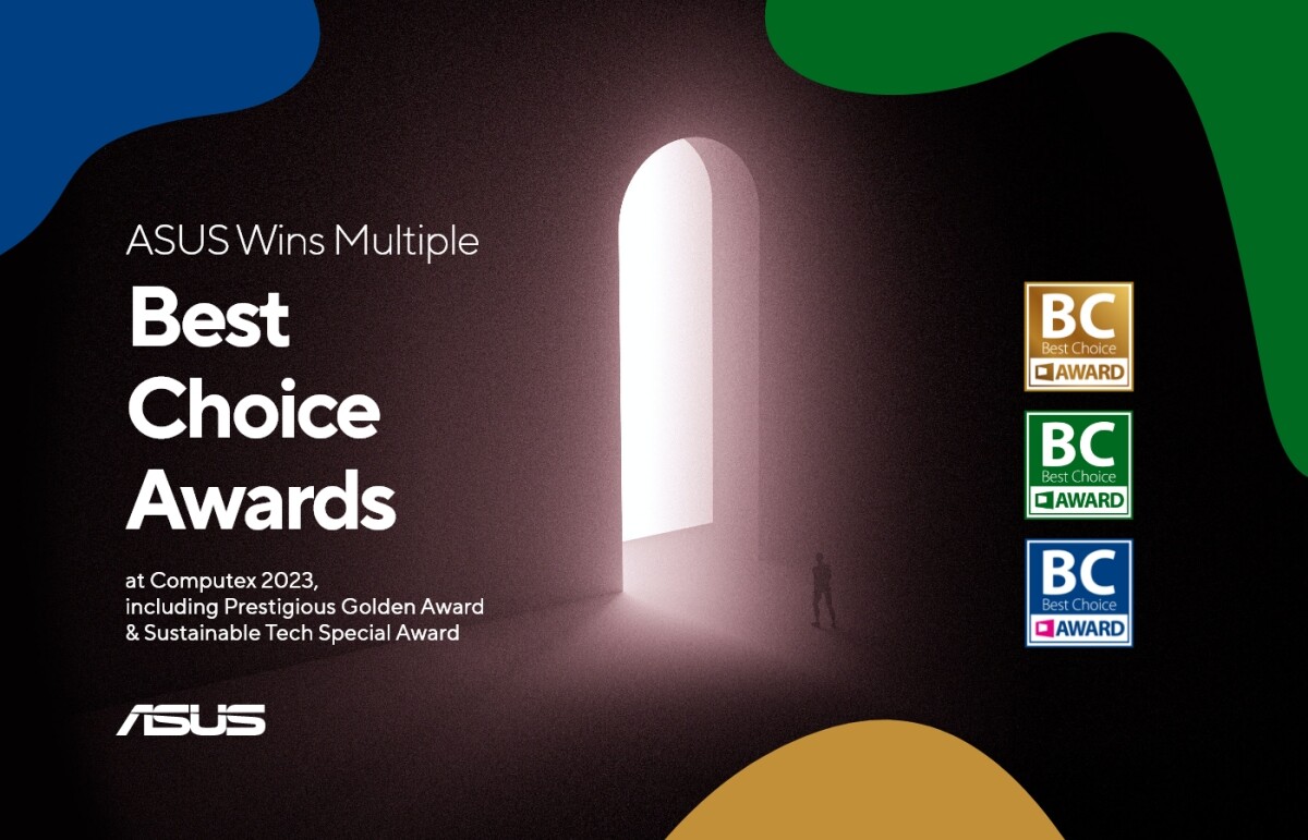 ASUS es reconocido Computex 2023 Best Choice Awards