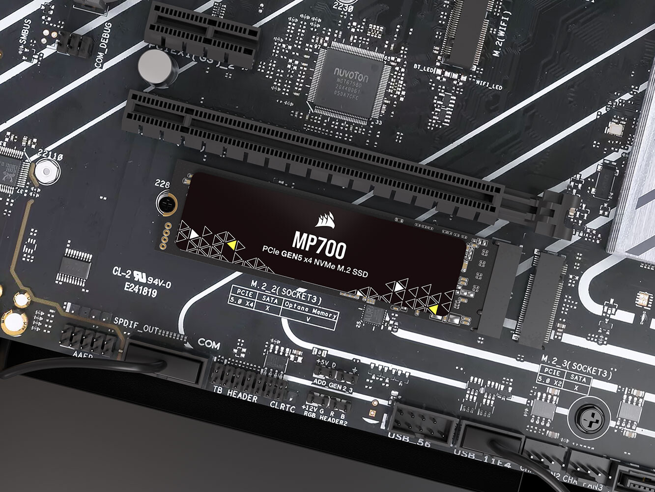 CORSAIR anuncia el lanzamiento del MP700 SSD M.2 PCIe Gen 5