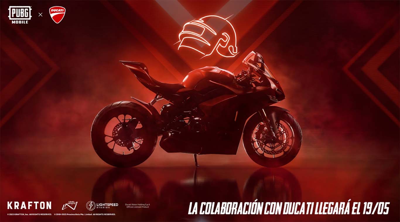 PUBG MOBILE anuncia colaboración Ducati