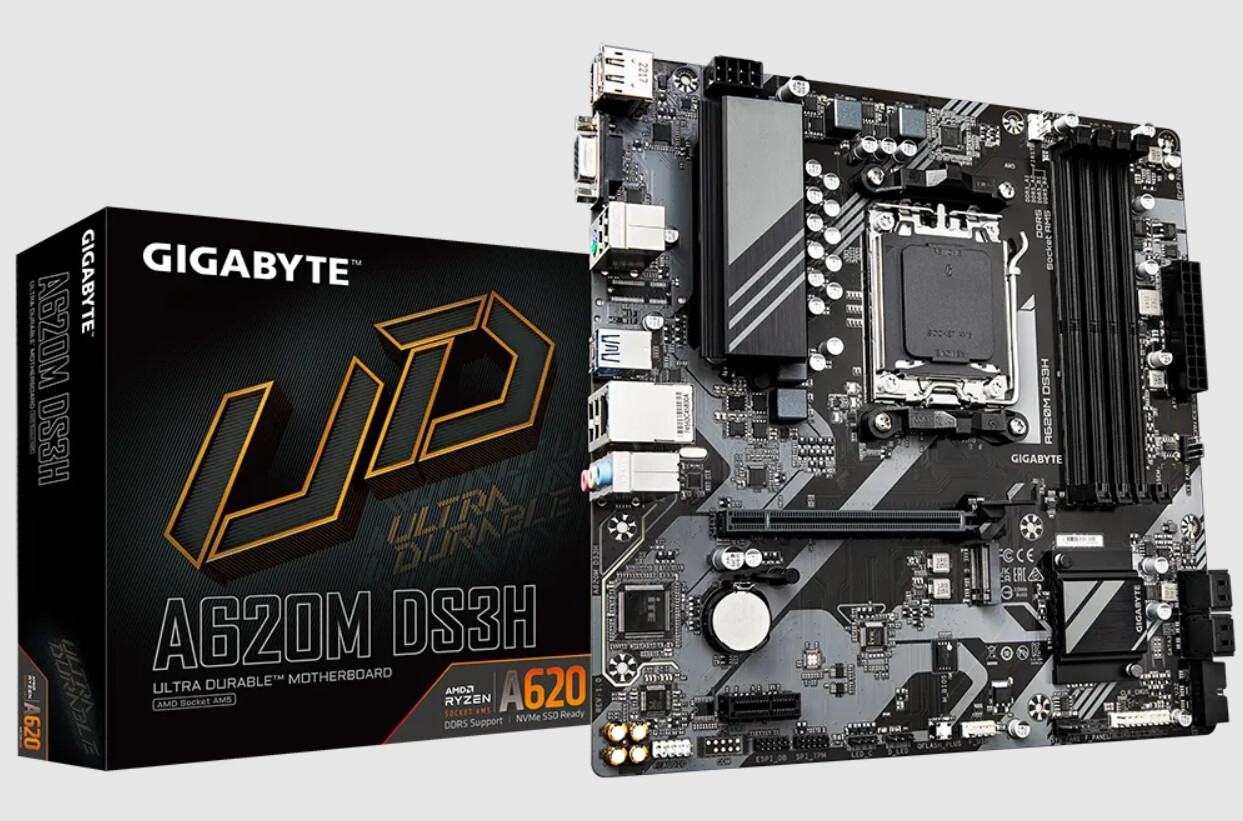 Gigabyte anuncia tres nuevos modelos AMD A620