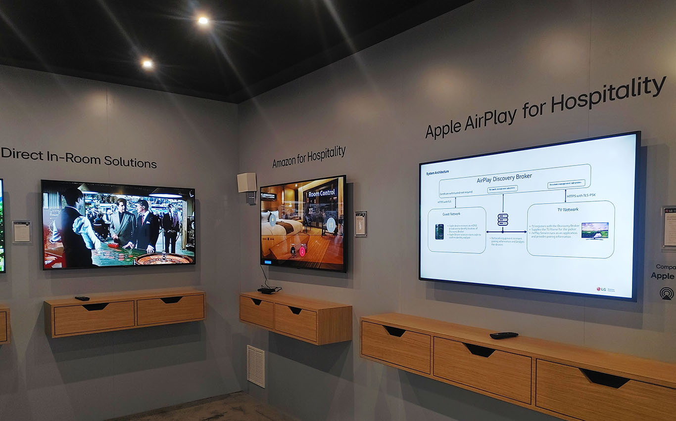 LG presentó nuevos televisores en HITEC 2023