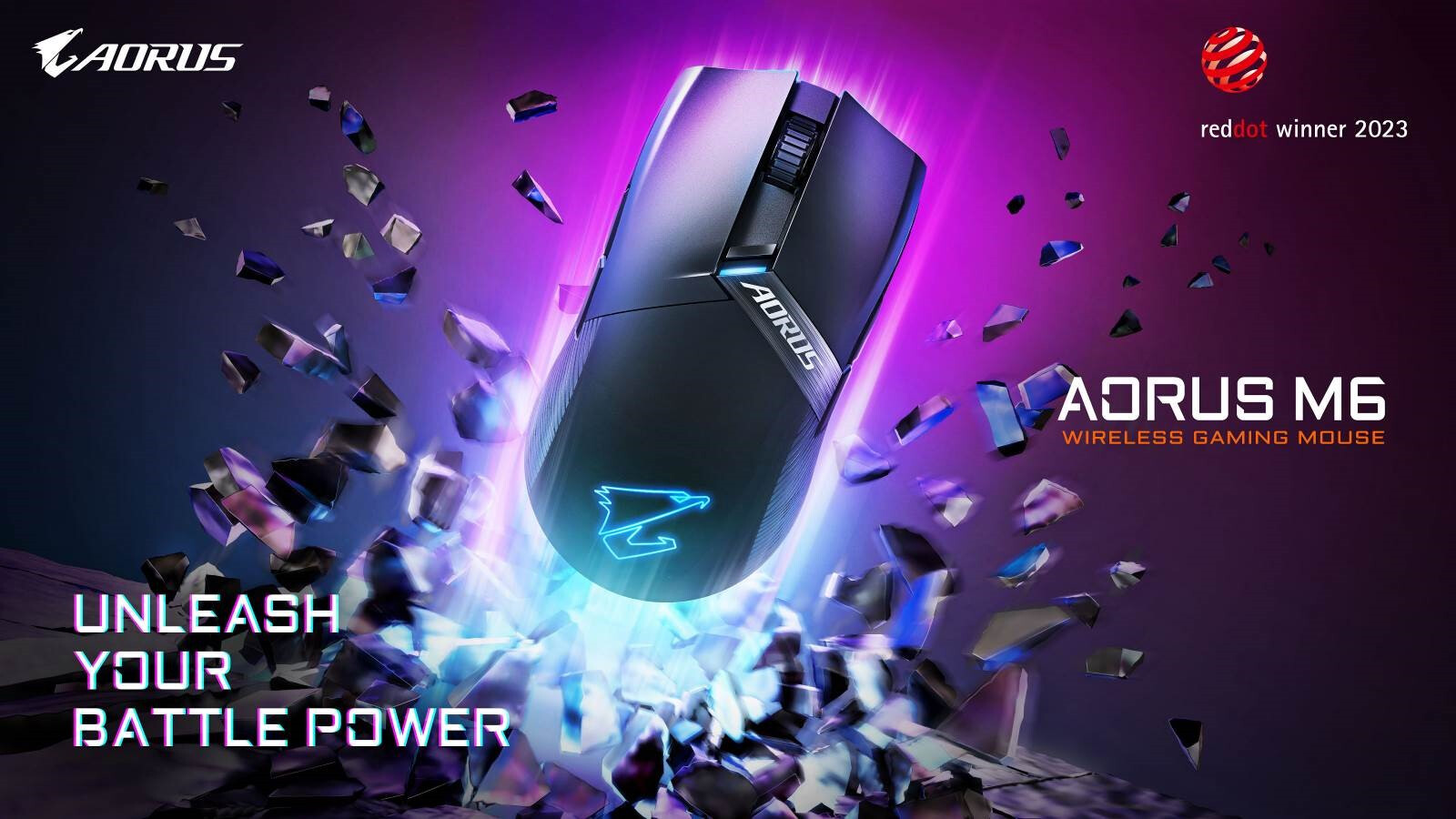 GIGABYTE anunció el mouse AORUS M6