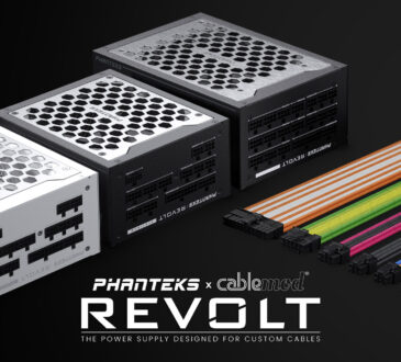 Phanteks y CableMod anuncian nuevas fuentes de poder Revolt
