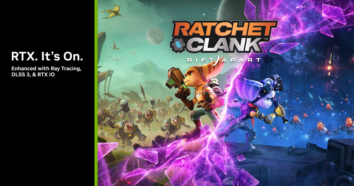 Ratchet & Clank: Rift Apart llega con DLSS 3, NVIDIA Reflex y NVIDIA RTX IO