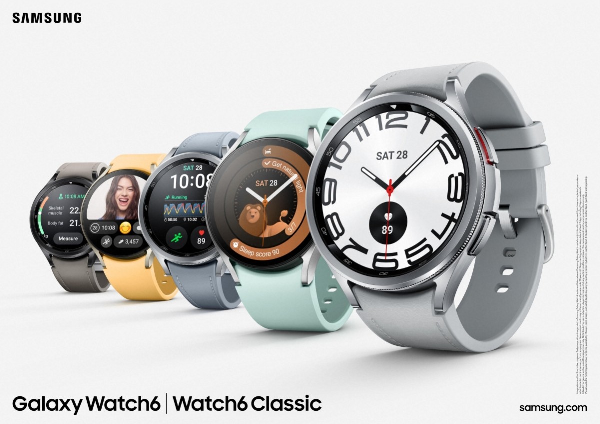 Samsung anunció los nuevos Galaxy Watch6 y Watch6 Classic
