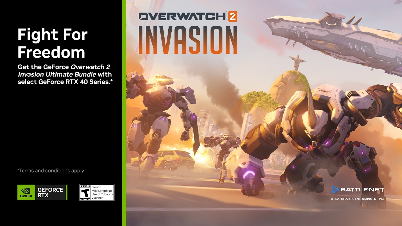 Nvidia anunció nuevo el con Bundle Overwatch 2: Invasion Ultimate