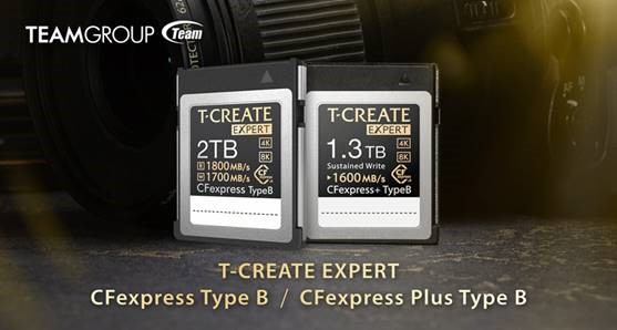 TEAMGROUP anuncio las T-CREATE EXPERT CFexpress Plus