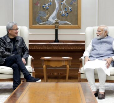CEO de NVIDIA se reunió con el presidente de la India