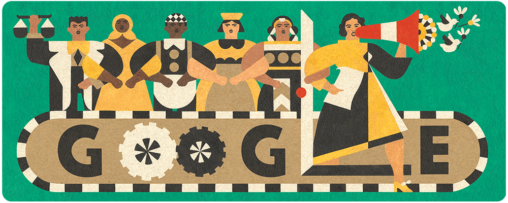 Google celebra el mes de la Herencia Hispana con Doodle de Luisa Moreno