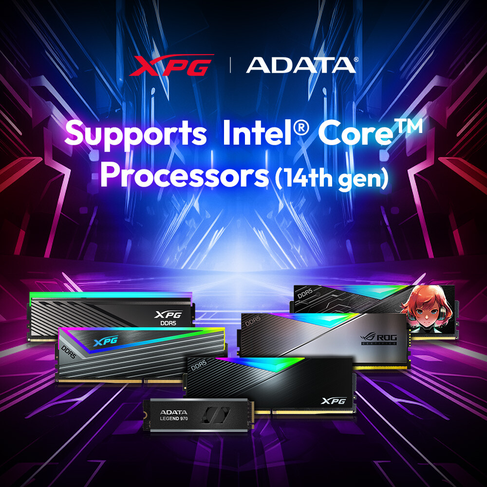 ADATA anuncia compatibilidad con lo nuevo de Intel