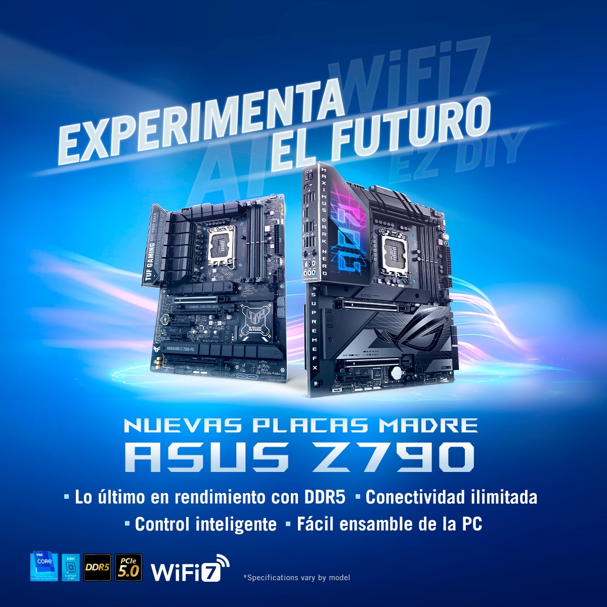 ASUS Republic of Gamers anuncia nuevas placas Intel Z790