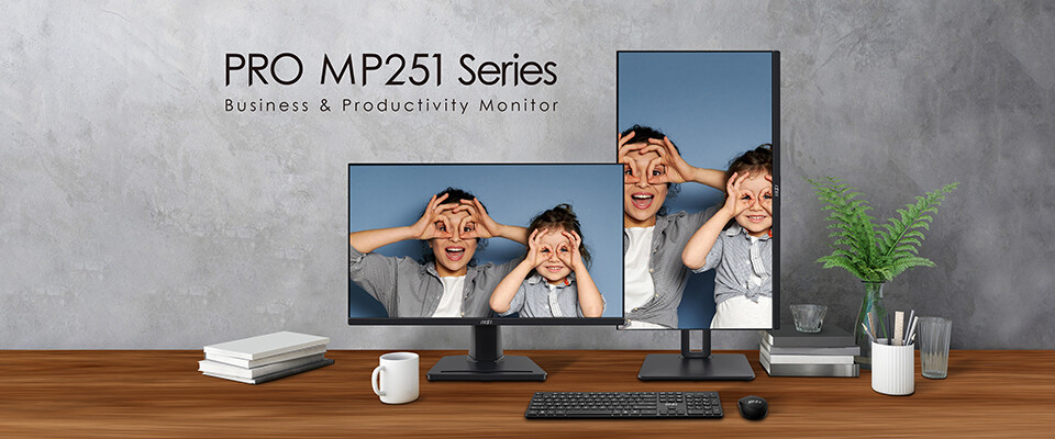 MSI anunció el monitor EyesErgo PRO MP251