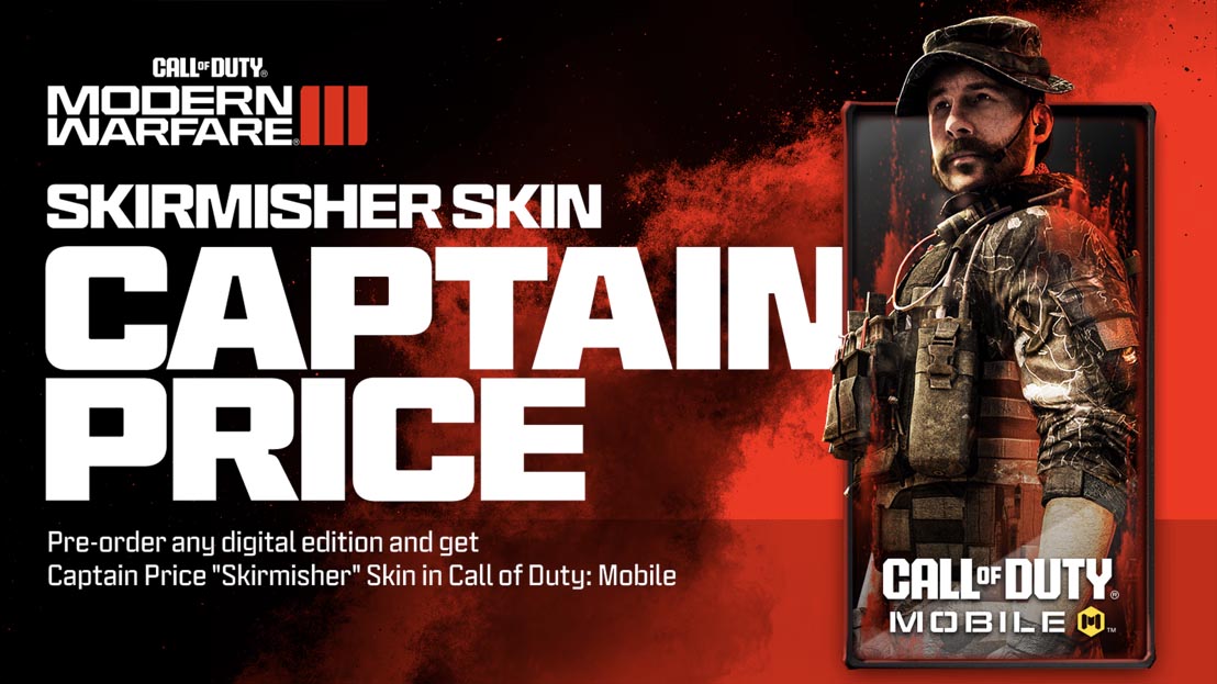 Reserva Call of Duty Modern Warfare III y recibe un Capitán Price