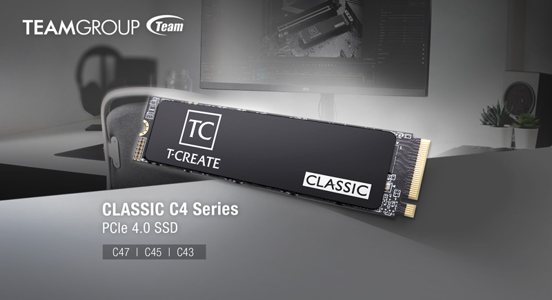 TEAMGROUP anunció el SSD T-CREATE CLASSIC C4