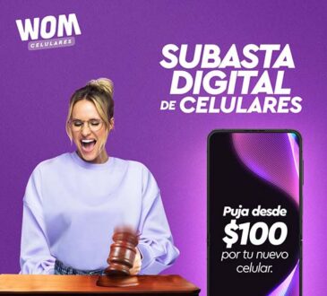 WOM anuncia subasta de equipos móviles en Colombia